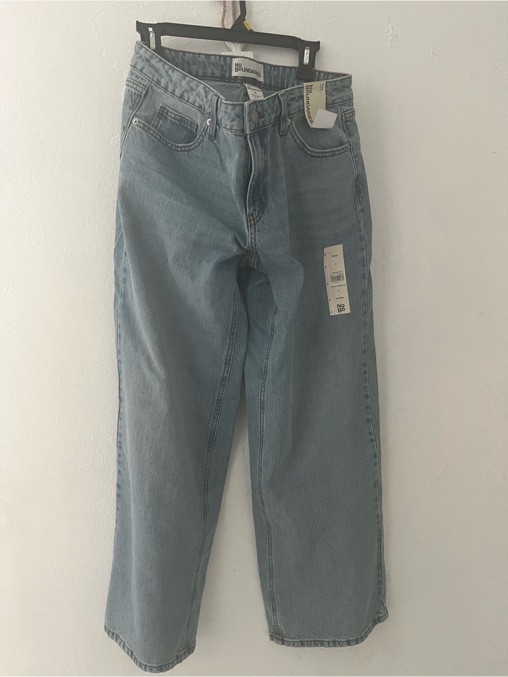 No Boundaries Light Blue Woman Straight-Leg Jeans